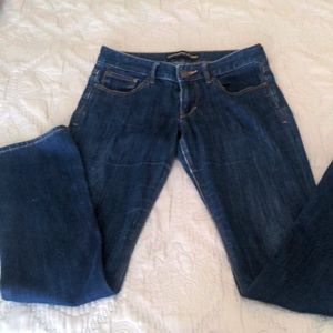 Express low-rise barely boot jeans